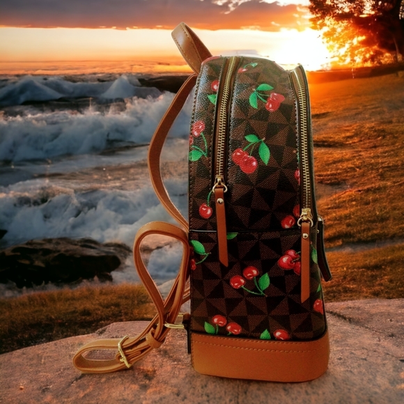 Cherry Orchard 3PC Vintage Backpack Set - Picture 2 of 4